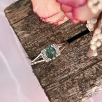 Natural Tourmaline Ring- 92.5 silver sterling Ring- Vintage style Oval Gemstone Ring- Silver Ring For women- Elegant Jewellery- Gift for Her